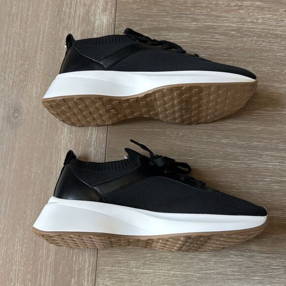 Giani Bernini Floraa Memory Foam‎ Sporty Lace Up Sneakers 9 black Knit nwt - Picture 9 of 12